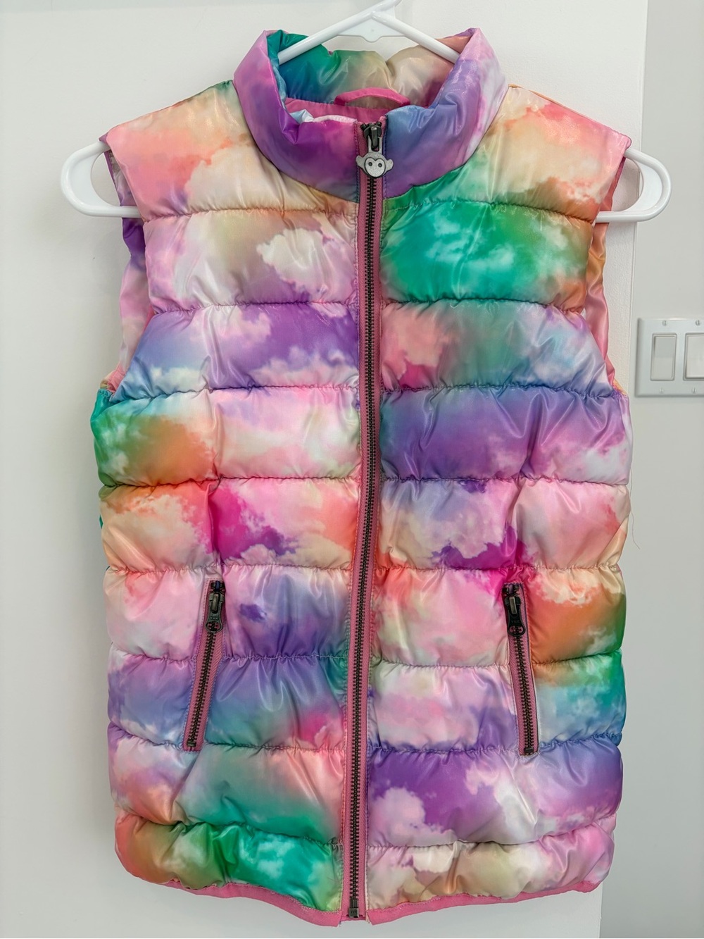 Appaman Girls Tie-Dye Puffer Vest
